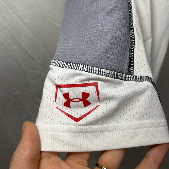 Under Armour Baseball Compression Girdle Shorts Size Youth Large Heat Gear - Picture 2 of 5